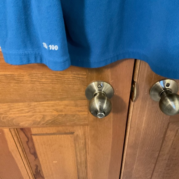 Men’s North Face 1/4 Zip Pullover Fleece. XL Blue. - Picture 4 of 6